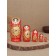 Matryoshka "Khokhloma Red" 5 puppet