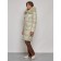Coat insulated winter female, size 56, the color is light green