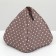 House "Vigva" for rodents, 17*17*17 cm, calico, fleece, gray