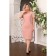 Female dress, size 58, peach color