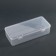 Organizer for storage, with a lid, 24.5 × 11 cm, the color is transparent