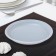 Set of plastic disposable plates, d = 17 cm, 10 pcs, white color