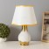 Board lamp 16688/1 E27 40W gold 29x29x50 cm Risalux