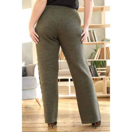 Women's pants, size 56, khaki color-7