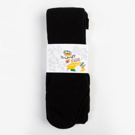 Pantyhose children's terry, black color, height 116-122 cm-2