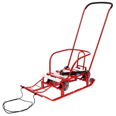 Sled "Timka 5 station wagon", red color