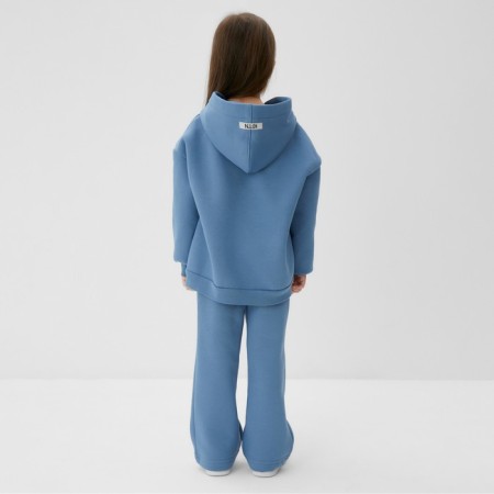 Children's sweatshirt with the basis of KAFTAN R.32 (110-116), blue-4
