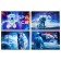 Album for drawing A4, 40 sheets on the crest "Galaxy", covered cardboard, metallization, 100g/m2, mix