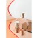 Tkano Freak Fruit mug, 350 ml, beige color