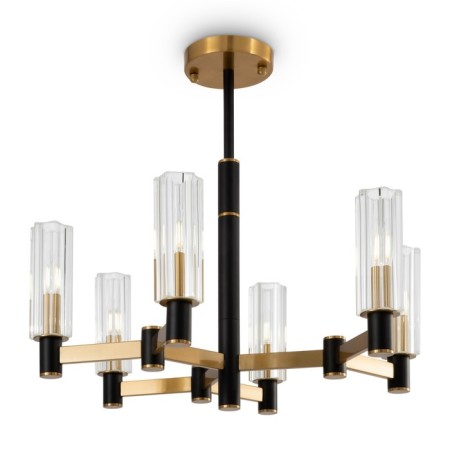 Charya Freya Fr5167PL-06BS AMBRA, 574X574X558 mm, E14, 6x40W, brass color-1