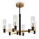 Charya Freya Fr5167PL-06BS AMBRA, 574X574X558 mm, E14, 6x40W, brass color