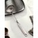 Stainless steel noise of the Bend, h = 29.5 cm, silver color