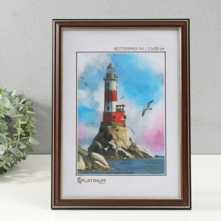 Photo frame Plastic "Office" 21x30 cm, red tree, with a leg (288)-4