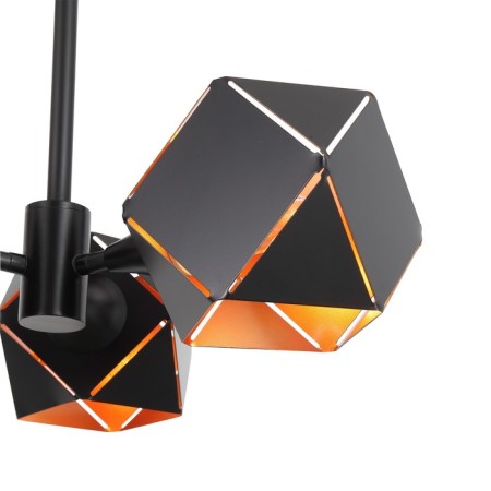 Ceiling Ceiling ST LUCE. SL258.402.03. Enigma. 3x40 watts, E14, 35x35x31.5 cm, black color-2