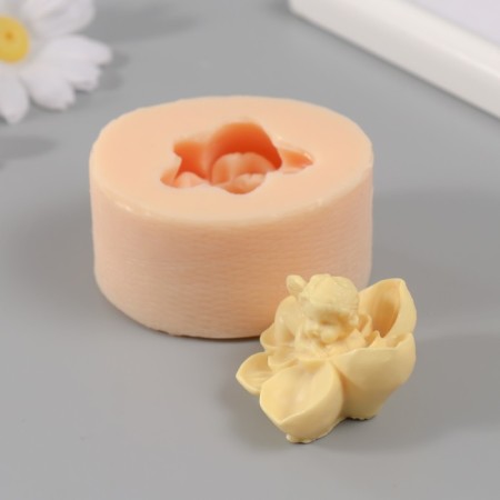 Mold Silicon "Angel Flower" 5x5x3 cm mix-3