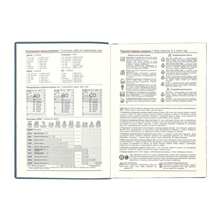 Dated 2025 diary, Escalada, A6+ 176 sheets, soft cover, artificial leather, pancake embossing, tinted block 70 g/m2, gray-8