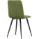 Stool on a metal frame chilli metal/velor, black/green 44x50x85 cm