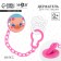 Holder for the nipple - dummy "Trend. Paws ", on a chain, species mix