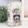 Safe Brush Tree leatherette "Raccoon in the wreath" 21x13x5 cm