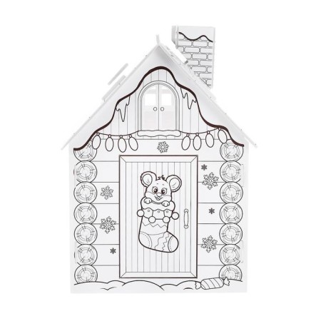 House-coloring 3 in 1 "New Year dance"-2