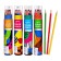 Pencils 12 colors, in a tube, hexagonal, wooden, abstraction