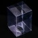 Folding box from PVC 8 ​​x 8 x 12 cm