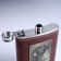 Flake 240 ml "Emblem of the USSR", brown