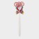Topper decorative "Santa Claus on a swing" 20.5x71 cm
