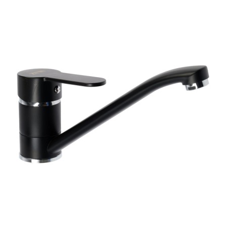 Kitchen mixer Zein Z3829, single -leaf, pour length 22 cm, 35 mm cartridge, black-3