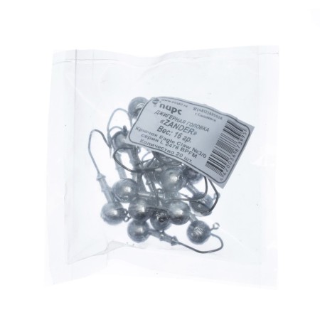 Jig Zander head with hook No. 3/0, 16 g-2