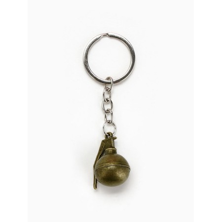 Metal keychain “February 23”, grenade, 7.5 x 3.2 cm-2