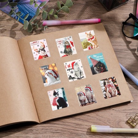 Paper stickers "Micper New Year", 11 x 15.5 cm, New Year-3