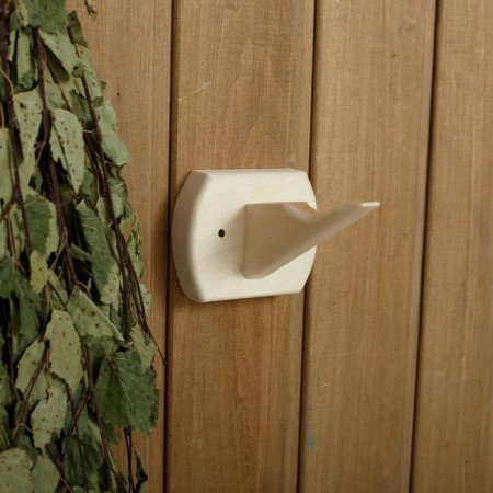 Wooden hanger, 1 hook, linden-1