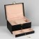 Steam for jewelry "Casket" 3 tiers, 23 × 17 × 13 cm, black color