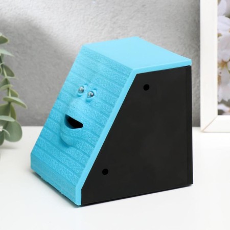 Piggy bank Plastic "Burning Muzzle" mix 9.5x8.5x9.5 cm-2