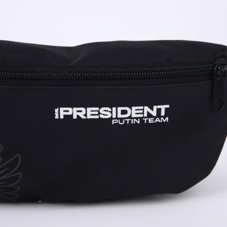 Bag on the belt "Putin Team", 32 x 8 x 15 cm, lightning department, black-4