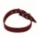 Collar of a single-layer leather, 54 x 2.5 cm, Osh 35-45 cm, brown
