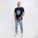 Men's T-shirt Minaku "Birch" Color Dark Sino, Rr. 56