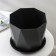 Pot for flowers with a prism palm, 4.7 liters, graphite color