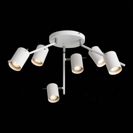 Ceiling lamp ST LUCE. SL597.502.06. 6x3 W, GU10, 3000K, 21x21x42 cm, white color-1