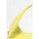 Gobo bag is female, eco -leather, safenta lemon, 32x13x21 cm