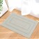 A set of rugs, size 60x100 cm, 50x50 cm, color ecru