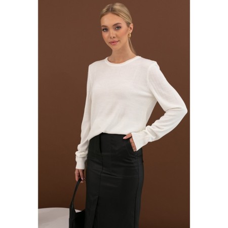 Female jumper, size m, white color 62009