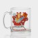 New Year's glass tea mug "Happy New Year", 320 ml, mix