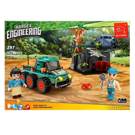 Designer Jungle "Cave under the debris", 287 details-4