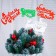 Topper "Happy New Year" multi -colored (red, white, green), Mix give beautifully