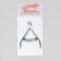Manicure nippers for cuticle, spring connection, 9.5 cm, blade length - 9 mm, silver color