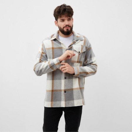 Male shirt in the MIST cage, size 48, gray-1