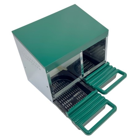 Nest for chickens Hobbyfarm 2 sections with an ovumer-5
