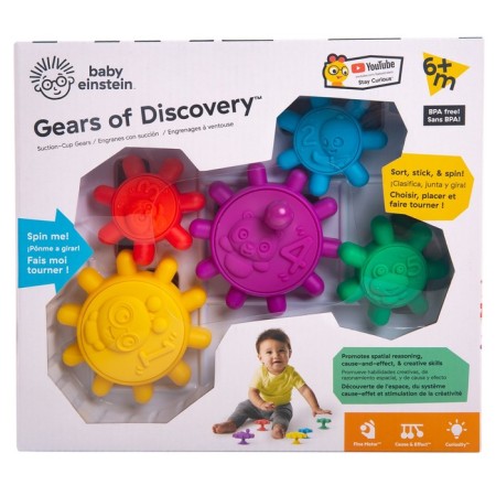 Developing Baby Einstein toy "Multi -colored gears"-8